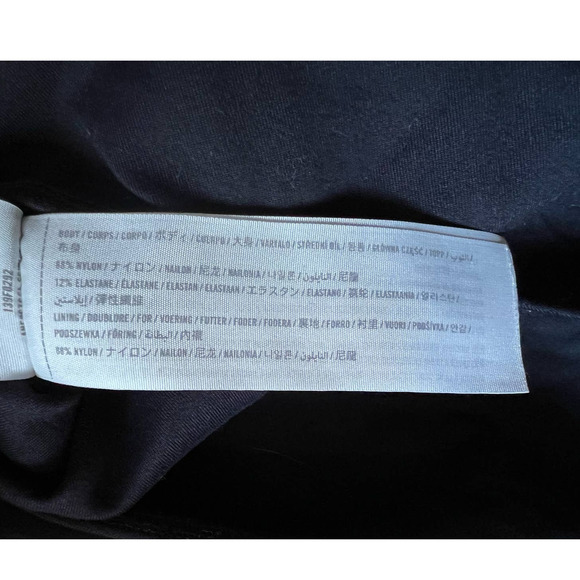 Abercrombie & Fitch Women's Square Neck Tank Bodysuit Sleeveless Black Size M - Picture 9 of 9